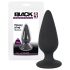 Black Velvet: Plug anal greu de 75g (negru)