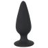 Black Velvet: Plug anal greu de 75g (negru)