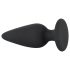 Black Velvet: Plug anal greu de 75g (negru)