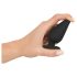 Black Velvet: Plug anal greu de 75g (negru)