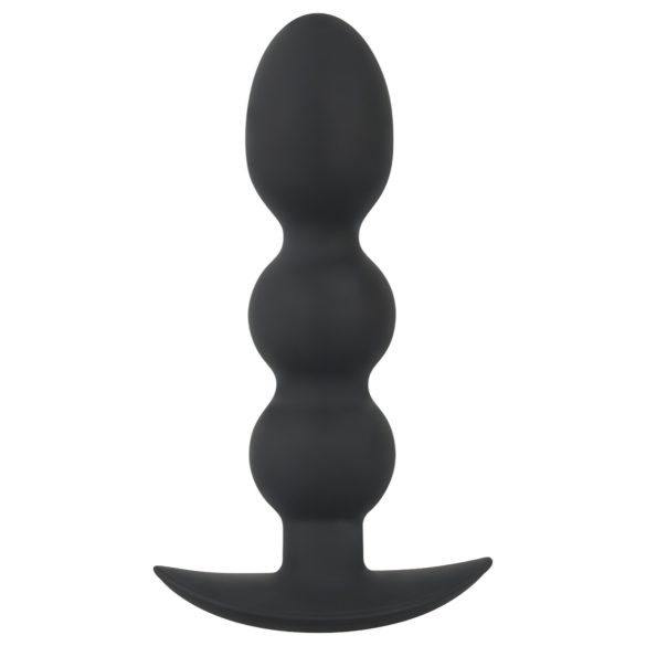 Black Velvet Heavy - Plug anal cu bile 145g (negru)