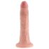 King Cock - dildo realist 18 cm - culoare natur