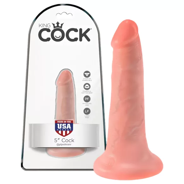 King Cock - dildo realist - 13 cm - culoare naturală