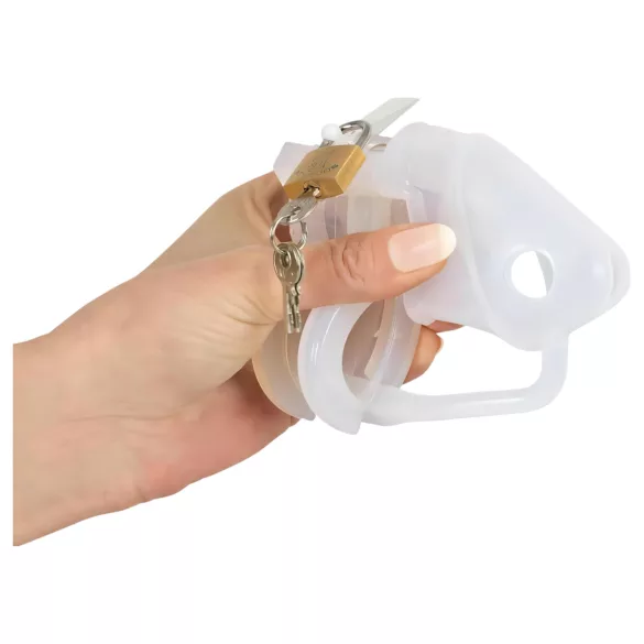 You2Toys - cușcă pentru penis - silicon - alb