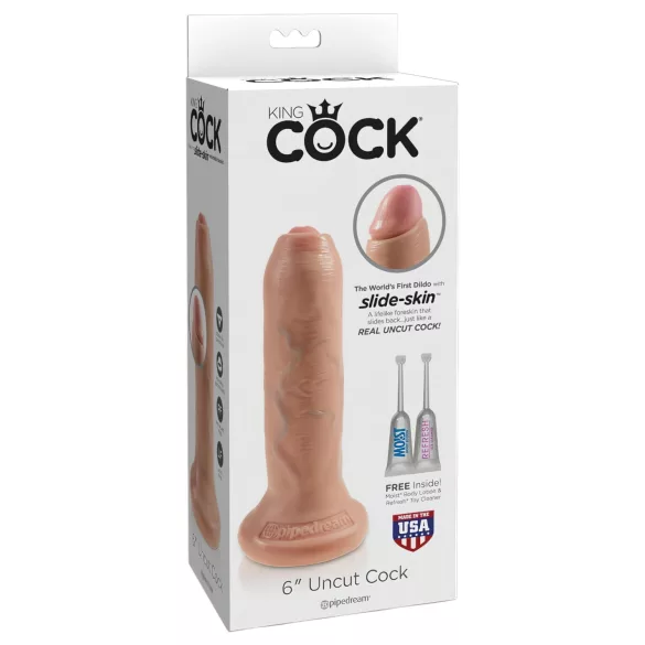 King Cock - dildo realist - 15 cm - culoare natur