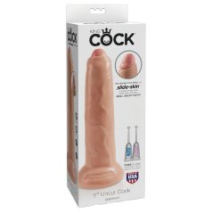 King Cock 9 - dildou realist (23 cm) - natur