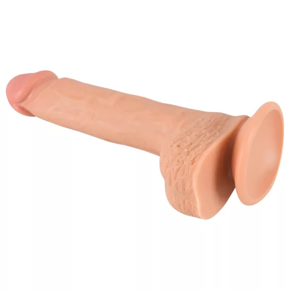 realistixxx - dildo realist cu ventuză (22 cm, culoarea pielii)