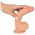realistixxx - dildo realist cu ventuză (22cm) - natural