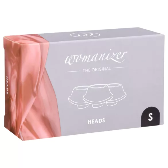 Womanizer Premium S - set capete de înlocuire - negru (3 bucăți)