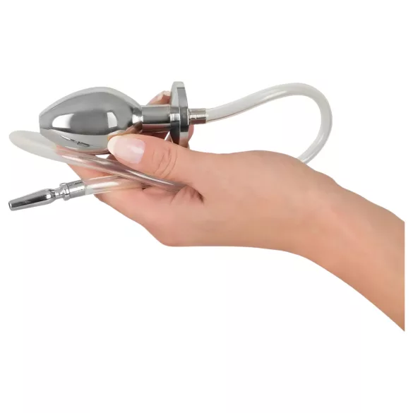 Piss to Ass Plug - dop anal gol cu dilatator uretral cavitate