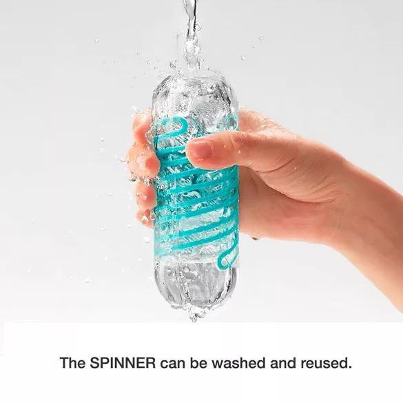 TENGA Spinner Tetra - masturbator pentru bărbați - transparent