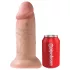 King Cock - dildo realist - 25 cm - culoare naturală