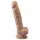 Silexd 7 - dildo cu ventuză - 17,5 cm - culoare naturală