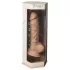 Silexd 7 - dildo cu ventuză - 17,5 cm - culoare naturală
