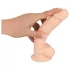 Silexd 7 - dildo cu ventuză - 17,5 cm - culoare naturală