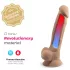 Silexd 7 - dildo cu ventuză - 17,5 cm - culoare naturală