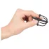 You2Toys - Dop pentru penis - cușcă din silicon pentru gland cu dilatator (negru)