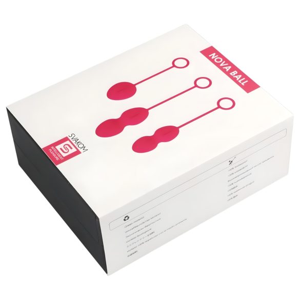 Svakom Nova - set 3 bile vaginale - silicon roșu