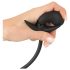 You2Toys - plug anal cu bile, pompa (negru)