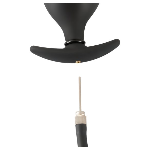 You2Toys - dop anal cu pompare - mărire reglabilă - silicon negru