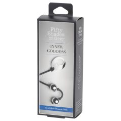 Inner Goddess - mini bile de geisha (argintiu) Inner Goddess - mini bile de geisha (argintiu)