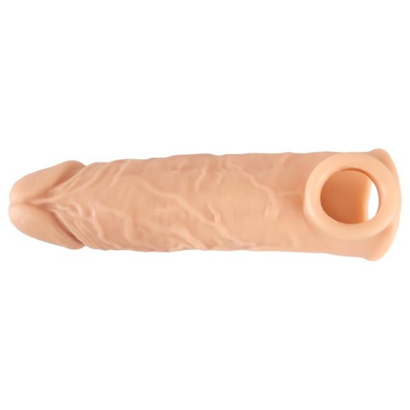 Realistixxx - prelungitor penis cu inel - 16cm - culoare naturală