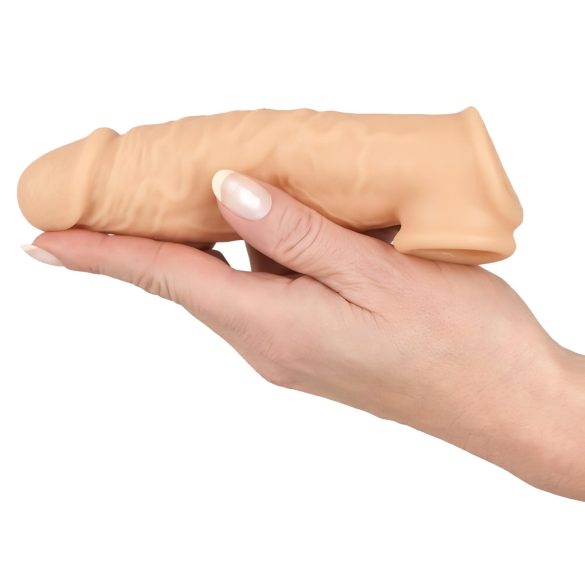 Realistixxx - prelungitor penis cu inel - 16cm - culoare naturală