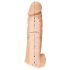 Realistixxx - prelungitor penis cu inel - 16cm - culoare naturală
