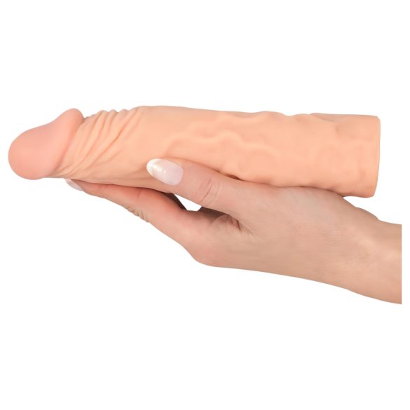 Nature Skin - prelungitor penis - grosime suplimentară - 19,5 cm