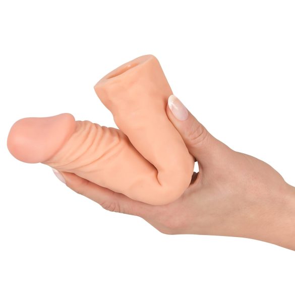 Nature Skin - prelungitor penis - grosime suplimentară - 19,5 cm