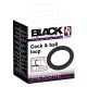 Inel din silicon Black Velvet - negru, 5cm