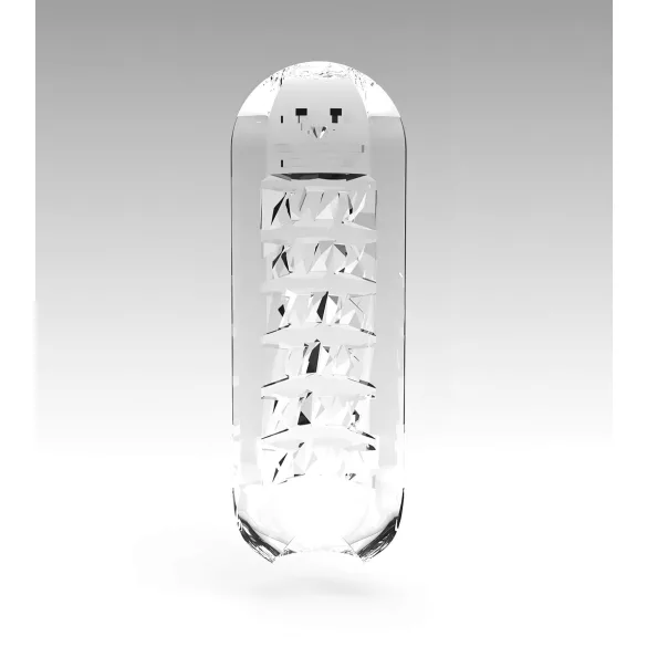 TENGA Spinner Brick - masturbator rotativ - transparent