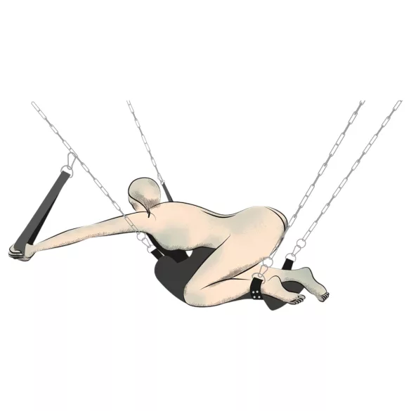 You2Toys - leagăn erotic suspendat - negru