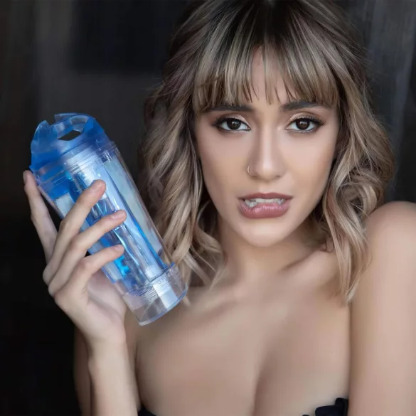 Fleshlight Flight Commander - masturbator cu efect de sucțiune - albastru