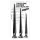 You2Toys - set plug anal extra lung - 3 piese - negru