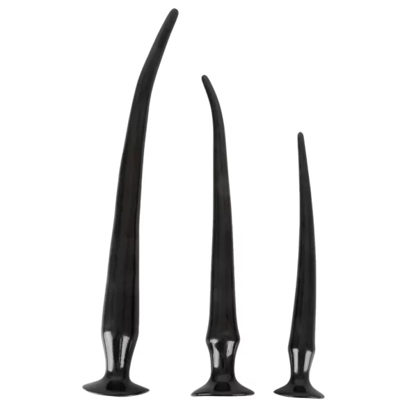 You2Toys - set plug anal extra lung - 3 piese - negru