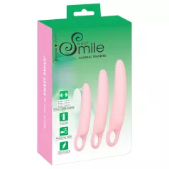  Antrenori vaginali Smile - Set de trainer vaginal în 3 dimensiuni (pentru întărirea planșeului pelvin)