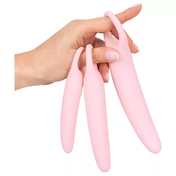 SMILE - Set dilatatoare vaginale - 3 piese - silicon roz