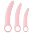 SMILE - Set dilatatoare vaginale - 3 piese - silicon roz