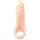 Realistixxx - dildo realist dublu cu inel pentru penis - silicon natur