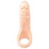 Realistixxx Double F - dildo realist cu inel penian (natur)