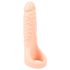 Realistixxx Double F - dildo realist cu inel penian (natur)