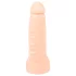 Realistixxx - dildo realist dublu cu inel pentru penis - silicon natur