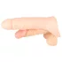 Realistixxx - dildo realist dublu cu inel pentru penis - silicon natur