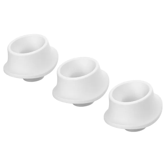 Womanizer L - set accesorii ventuză înlocuire - alb - mare (3 bucăți)
