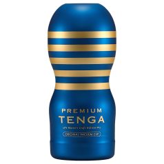   TENGA Premium Original - masturbator de unică folosință (albastru)