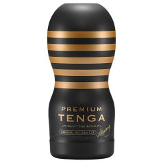   TENGA Premium Strong - masturbator de unică folosință (negru)