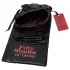 Fifty Shades of Grey - set guler și cleme sâni - piele negru-roșu