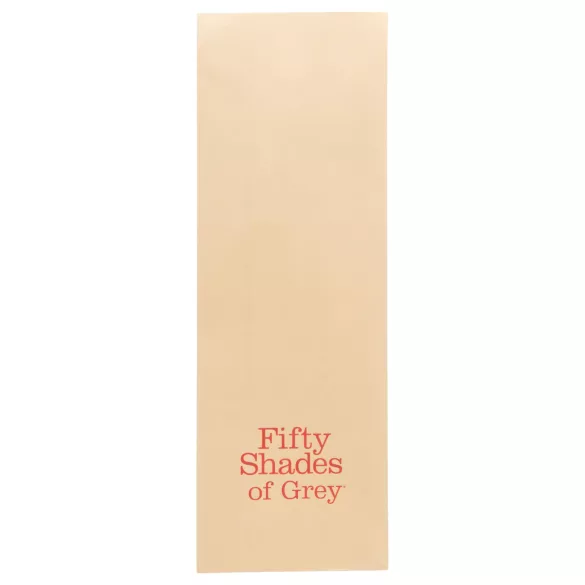 Fifty Shades of Grey - cătușe pentru glezne - piele neagră-roșie