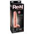 Real Feel Deluxe No.7 - vibrator realist cu testicule (natural)
